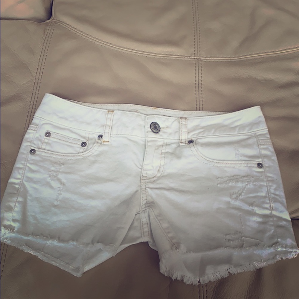 Denim shorts